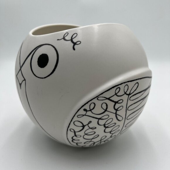 Kate Spade x Lenox Woodland  Park Short Owl Vase - Picture 8 of 12